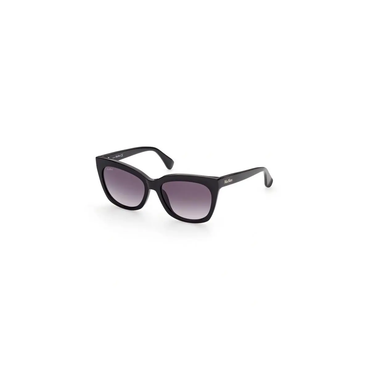 MM0009-01B-55 Sunglasses Size 55mm 140mm 17 Black Shiny Sunglasses NE by Max Mara