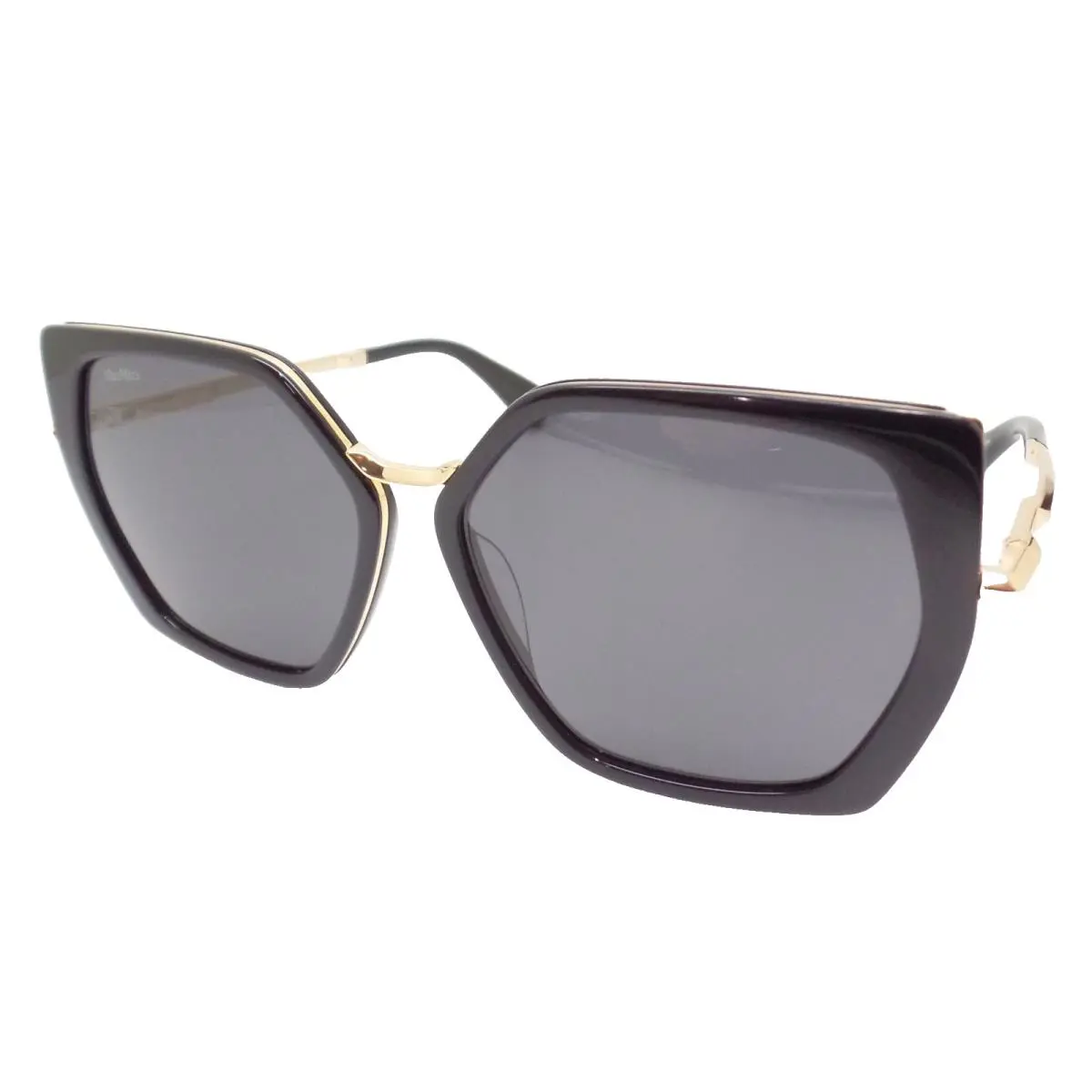 Miller 5 MM 0136 96N Green Gold Sunglasses by Max Mara