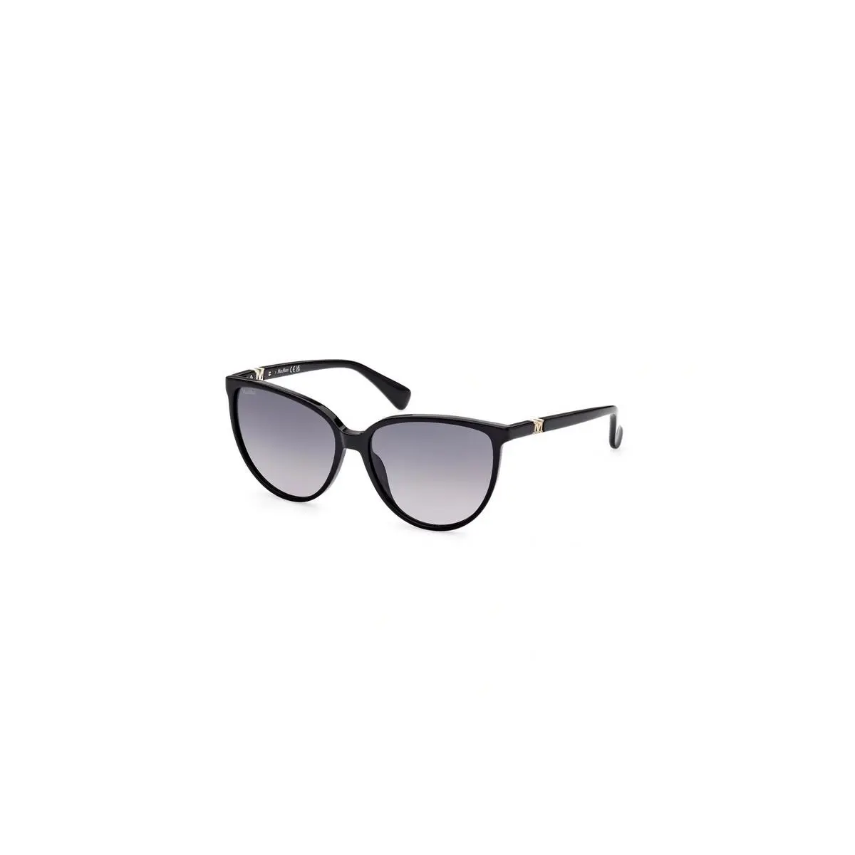 MM0045-01B-58 Sunglasses Size 58mm 140mm 15 Black Shiny Sunglasses NE by Max Mara