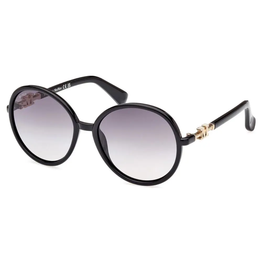 MM0065-01B-58 Sunglasses Size 58mm 140mm 17 Black Sunglasses Sung by Max Mara
