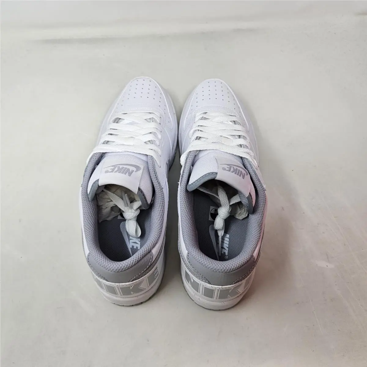 Nike shoes - Nike Big Low - Big Low - 355152-106 - White - Wolf Grey, Manufacturer: White/Wolf Grey 4