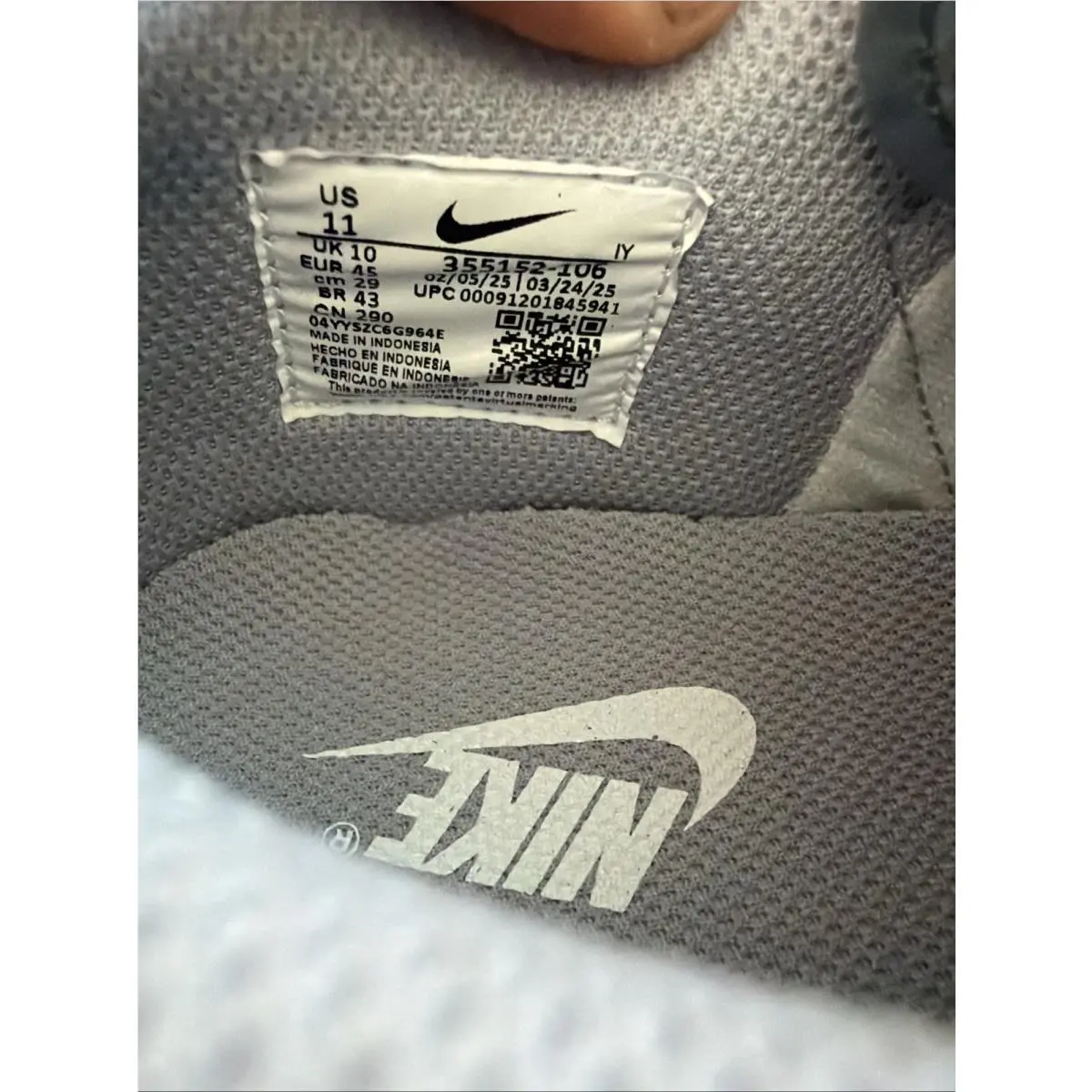 Nike shoes - Nike Big Nike - Big - 355152-106 - White 4