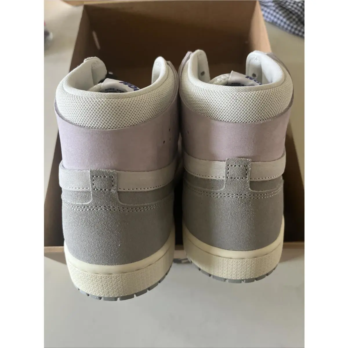 Nike shoes - Air Jordan 1 Zoom - Air Zoom - Lavendar Gray (UPC: 196153968318) 7