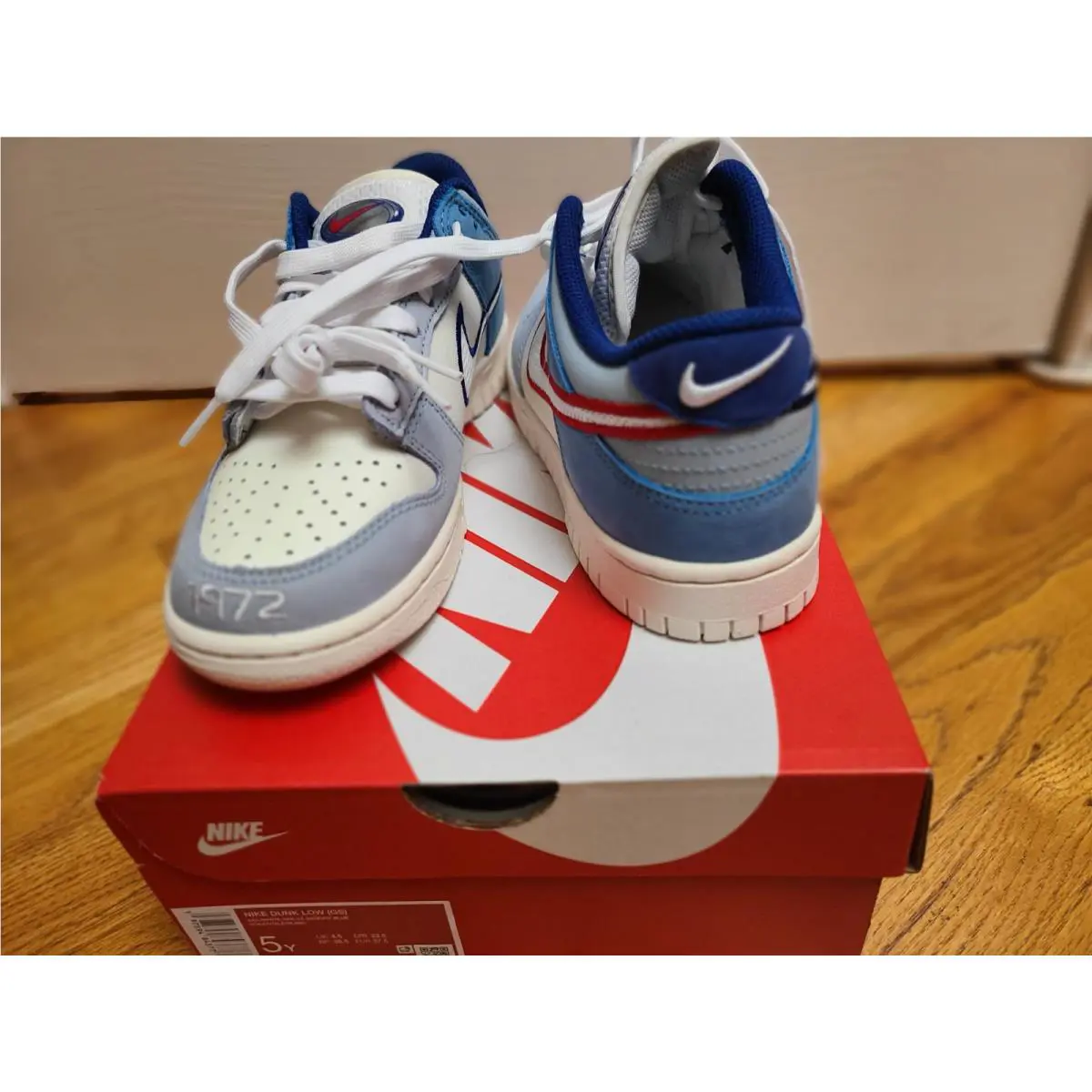 Nike shoes  - Sail/White-Sail-Lt Armory Blue 1