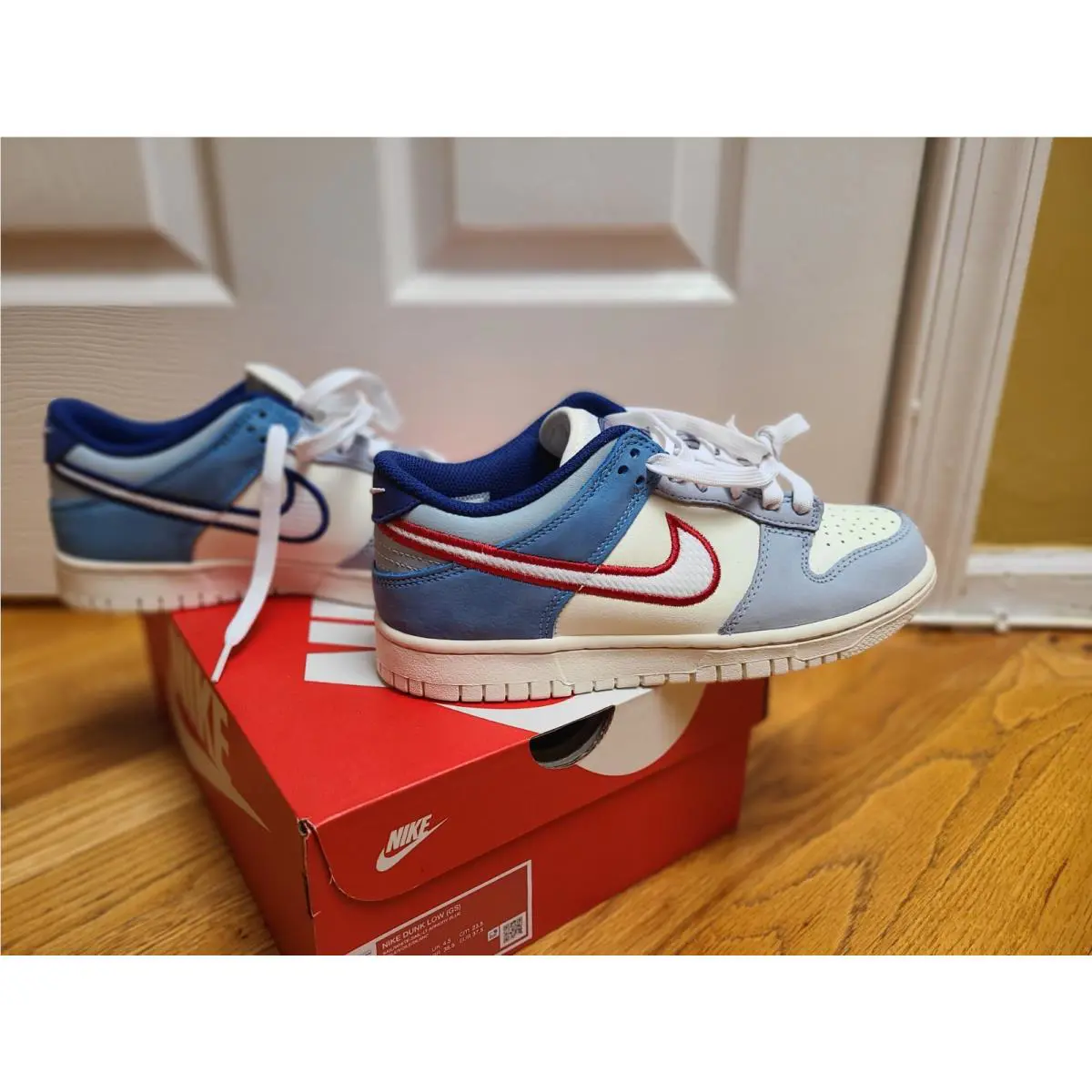 Nike shoes  - Sail/White-Sail-Lt Armory Blue 4