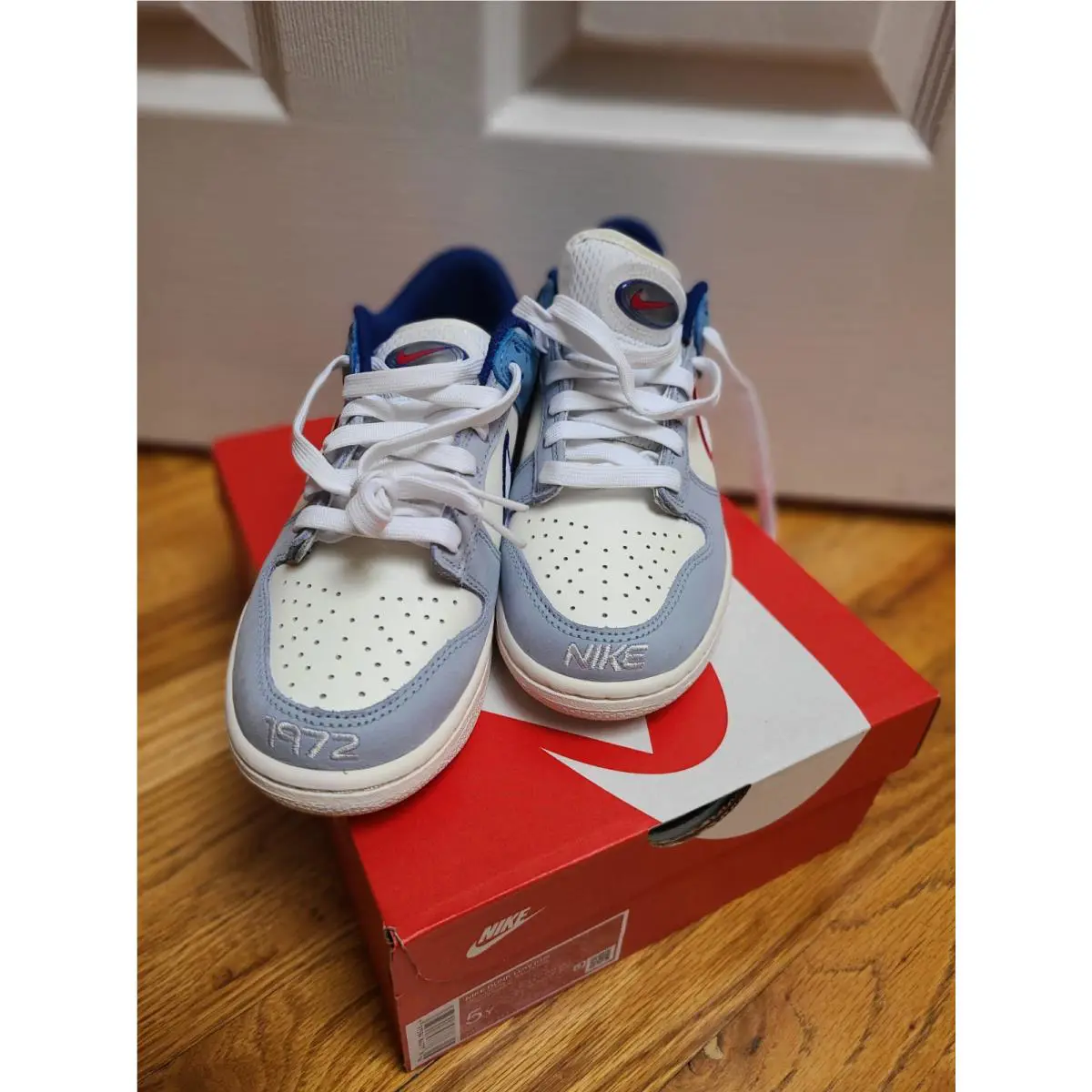 Nike shoes  - Sail/White-Sail-Lt Armory Blue 7