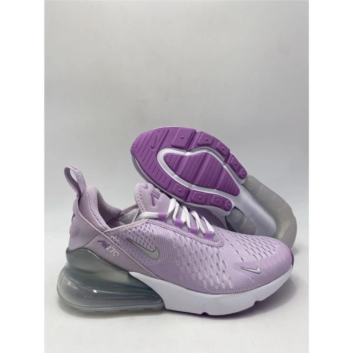 Nike Air Max 270 BG Doll Metallic Silver IH0412 530 Size 5.5Y