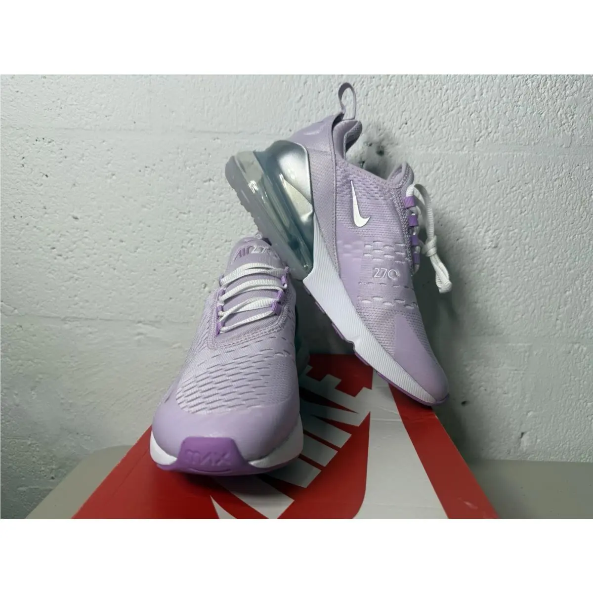 Nike shoes - Air Max 270 BG - Air Max - IH0412-530 - Pink, Metallic Silver, White, Fuchsia 1