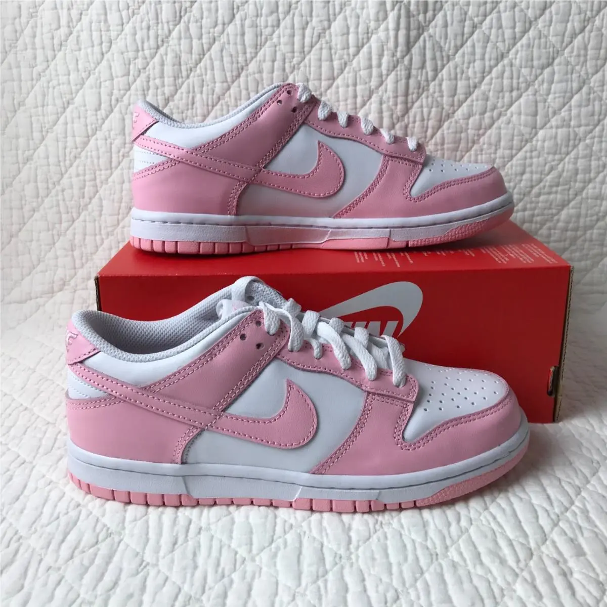 Nike shoes - Nike Dunk Low GS - Dunk Low - white/pink 0