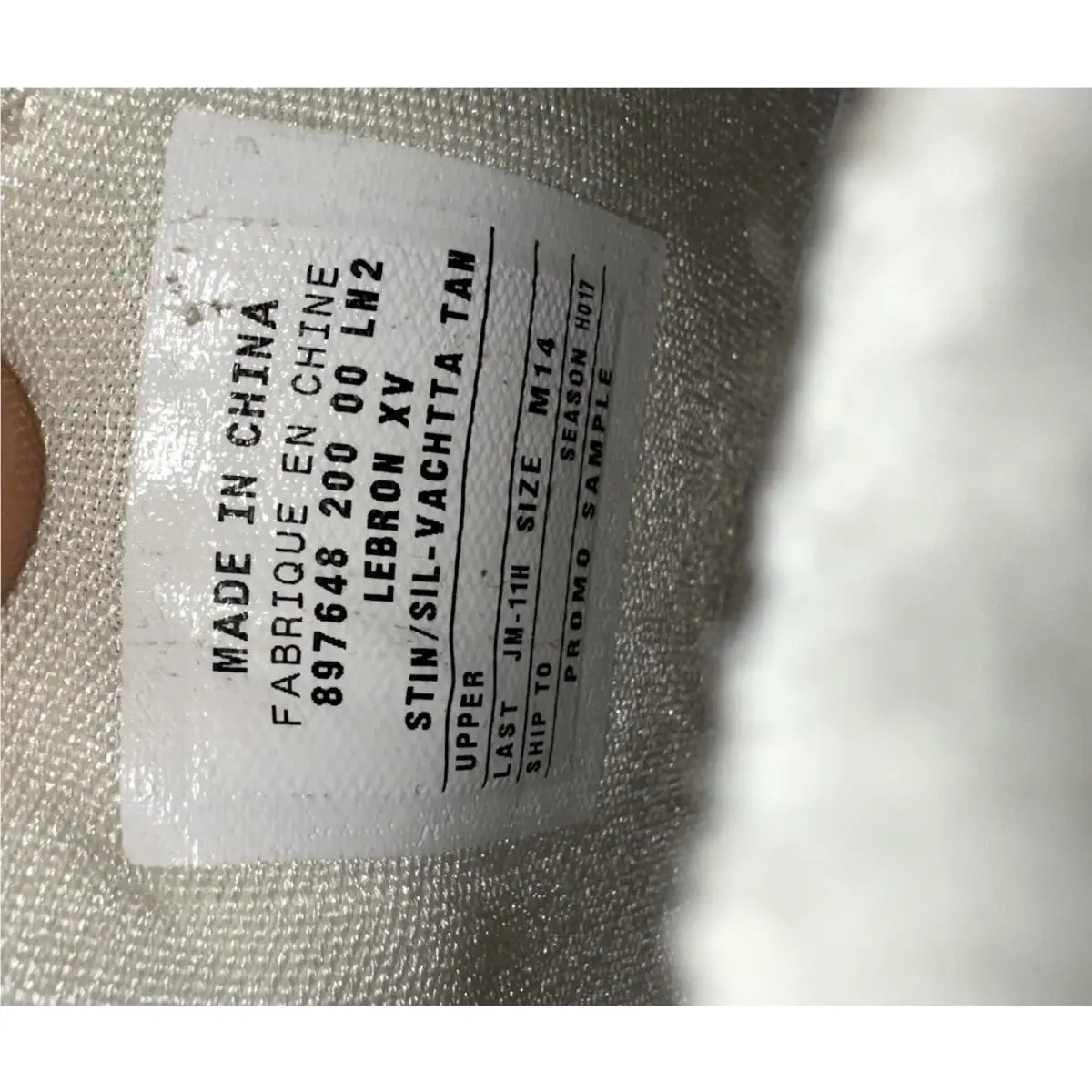 Nike shoes - Nike LeBron 15 - LeBron - 897648-200 - Brown, Manufacturer: String/Vachetta Tan-Sail 9