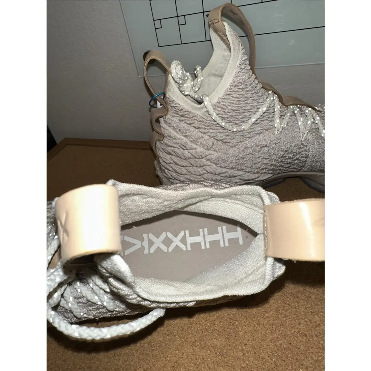 Nike shoes - Nike LeBron 15 - LeBron - 897648-200 - Brown, Manufacturer: String/Vachetta Tan-Sail 8