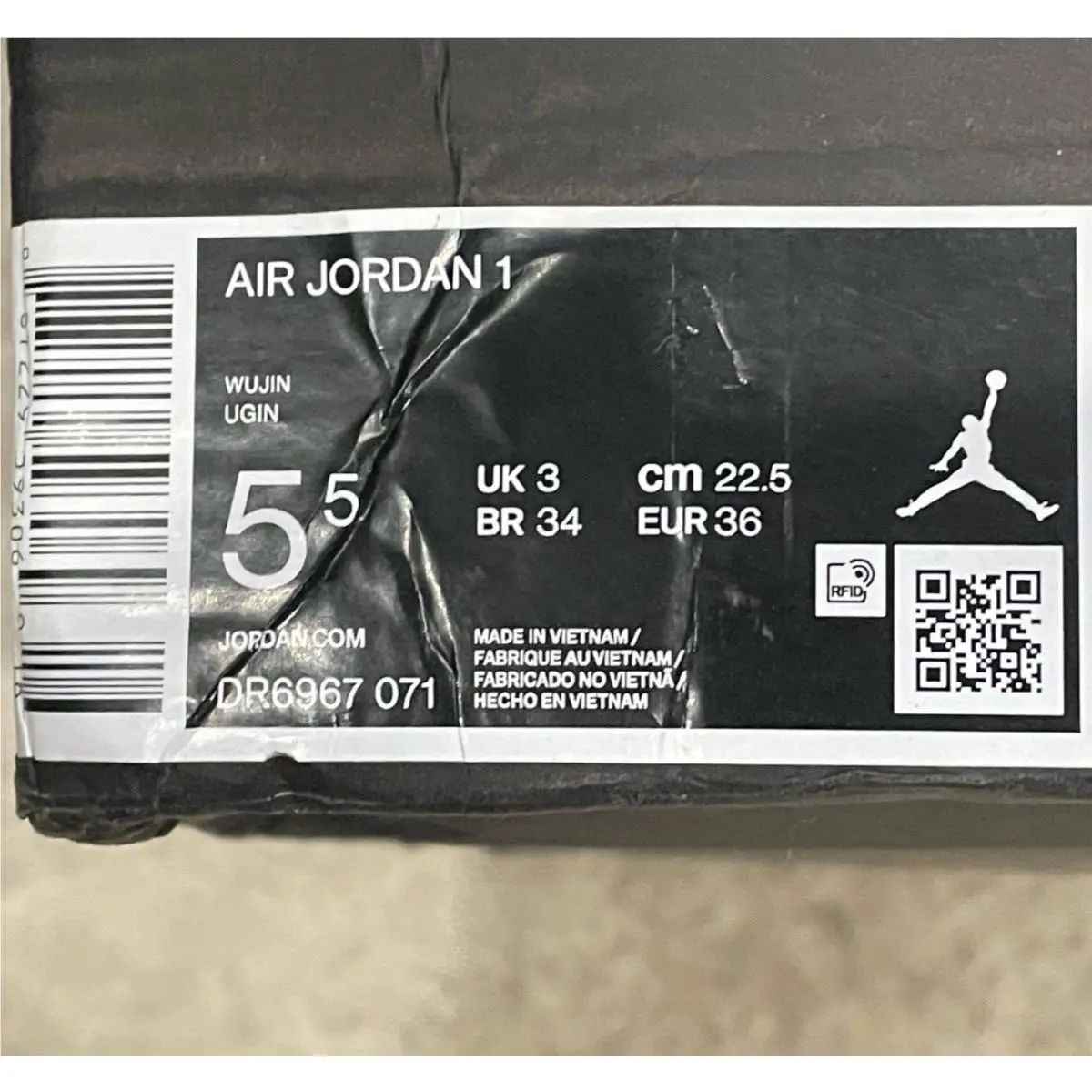 Nike shoes - Jordan Air 1 Mid GS - Black 9