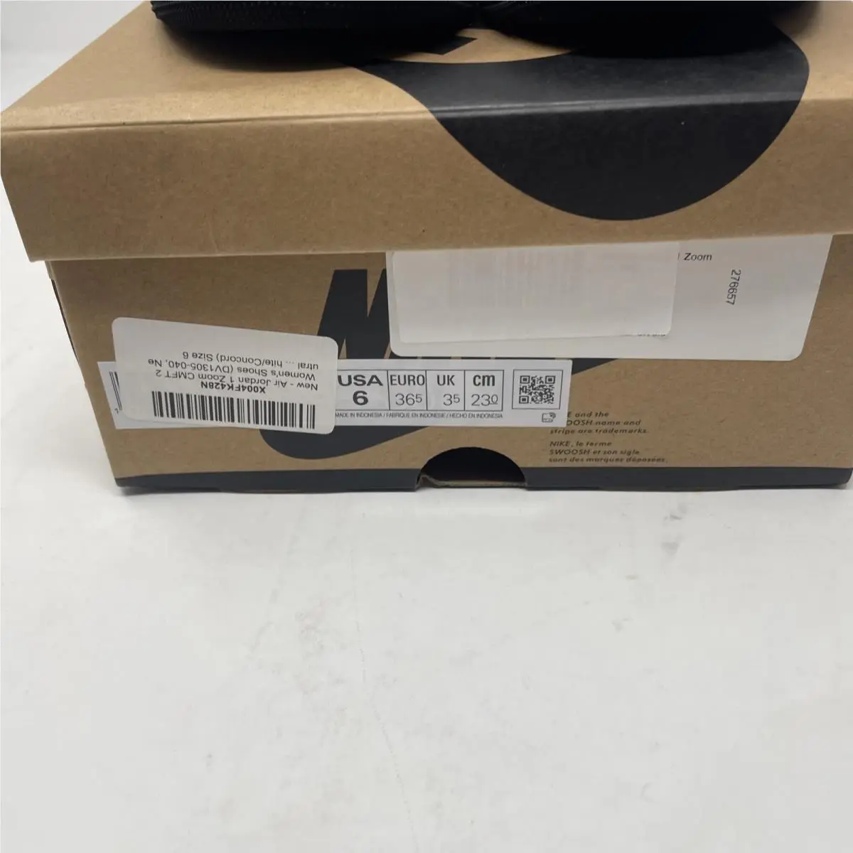 Nike shoes - Air Jordan 1 Zoom - Air Zoom - DV1305-040 - Neutral Grey Concord Off Noir 6