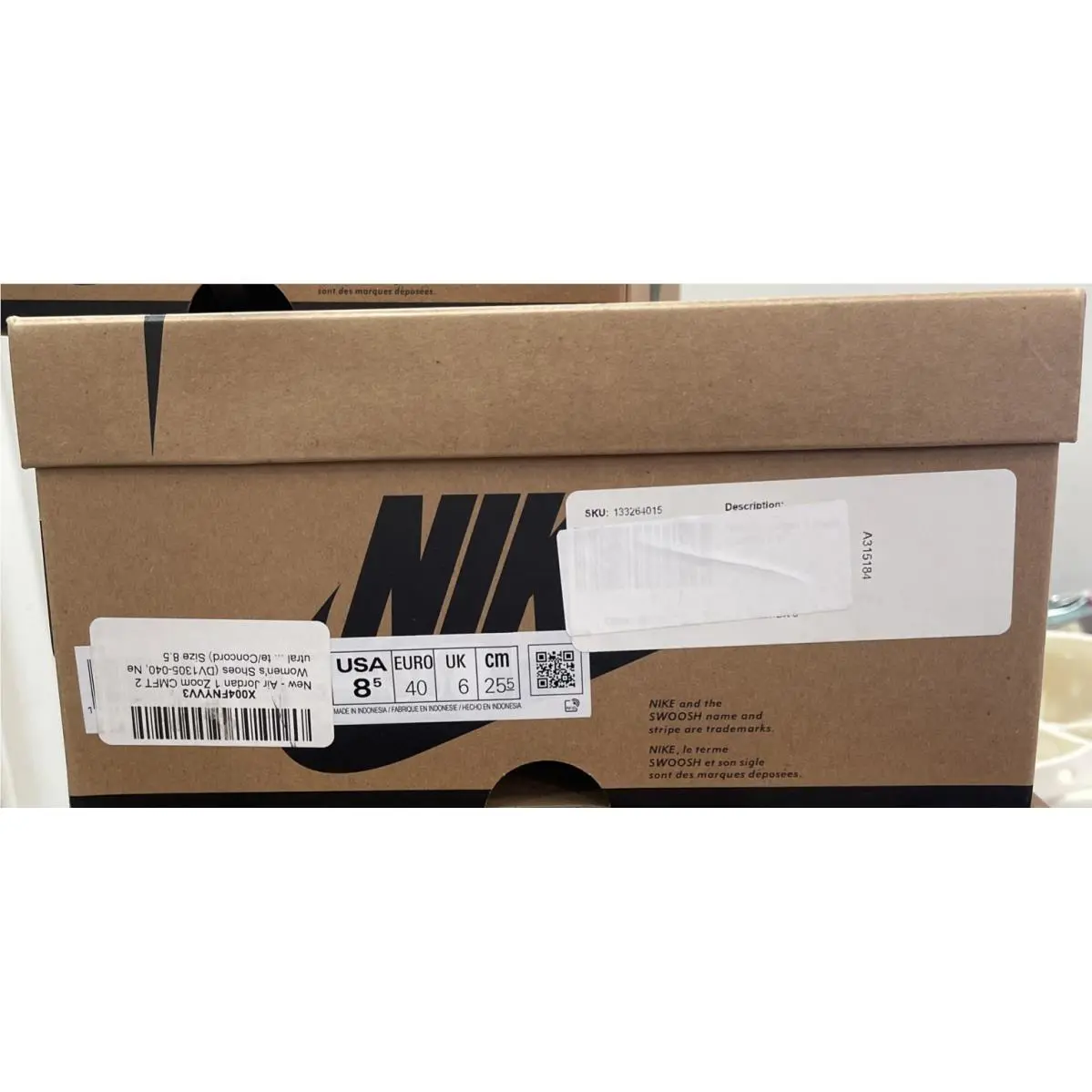 Nike shoes - Air Jordan 1 Zoom - Air Zoom - DV1305-040 - Neutral Grey Concord Off Noir 6
