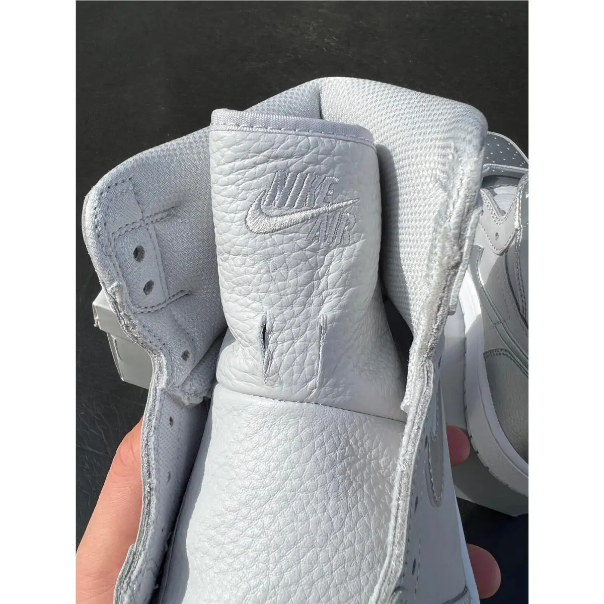 Nike shoes - Air Jordan 1 - Air - Neutral Grey/Metallic Silver 8