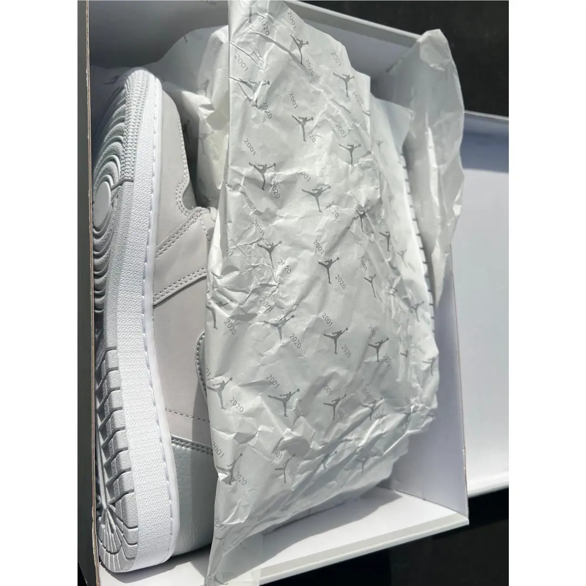 Nike shoes - Air Jordan 1 - Air - Neutral Grey/Metallic Silver 10