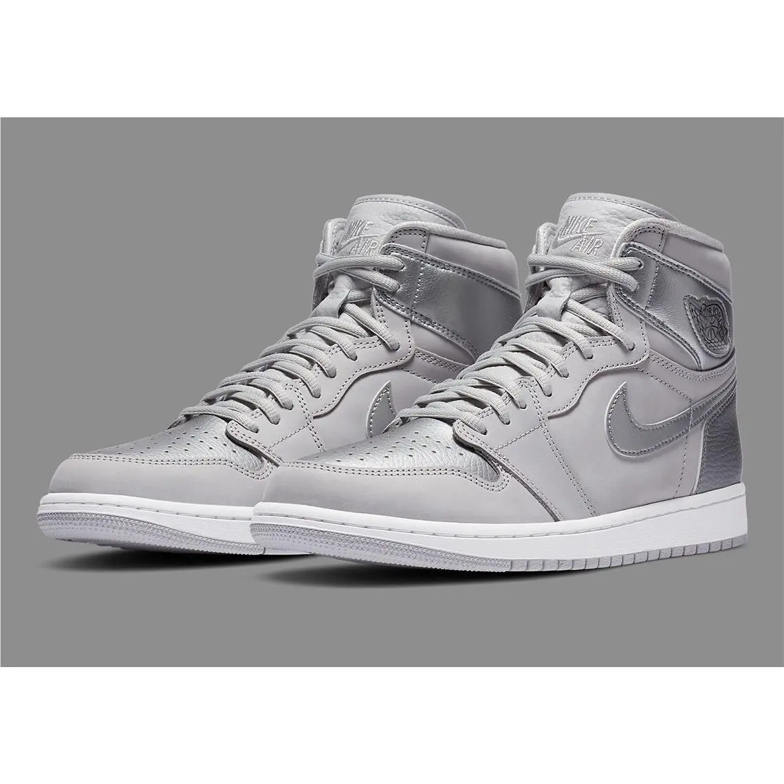 Nike shoes - Air Jordan 1 - Air - Neutral Grey/Metallic Silver 0
