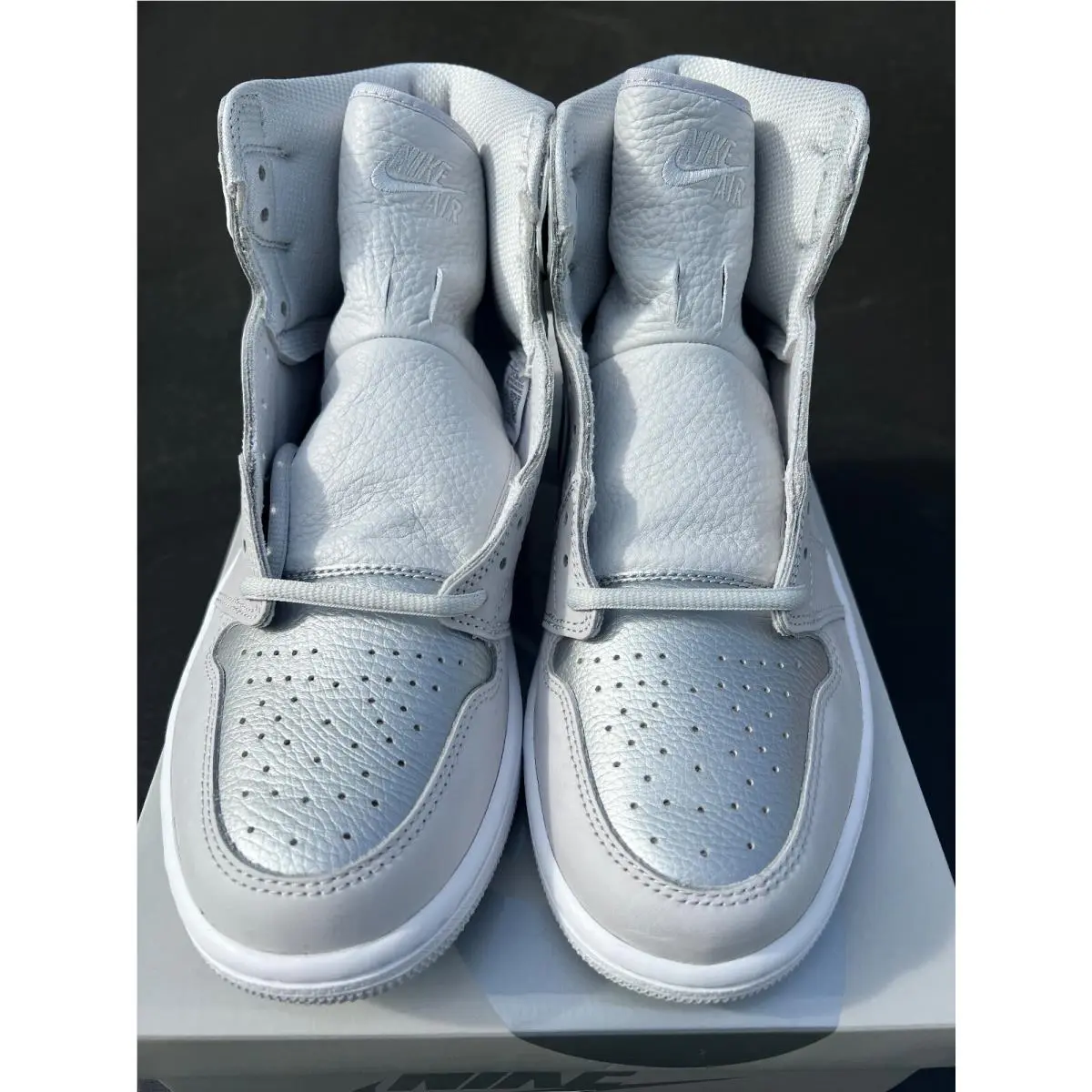 Nike shoes - Air Jordan 1 - Air - Neutral Grey/Metallic Silver 7
