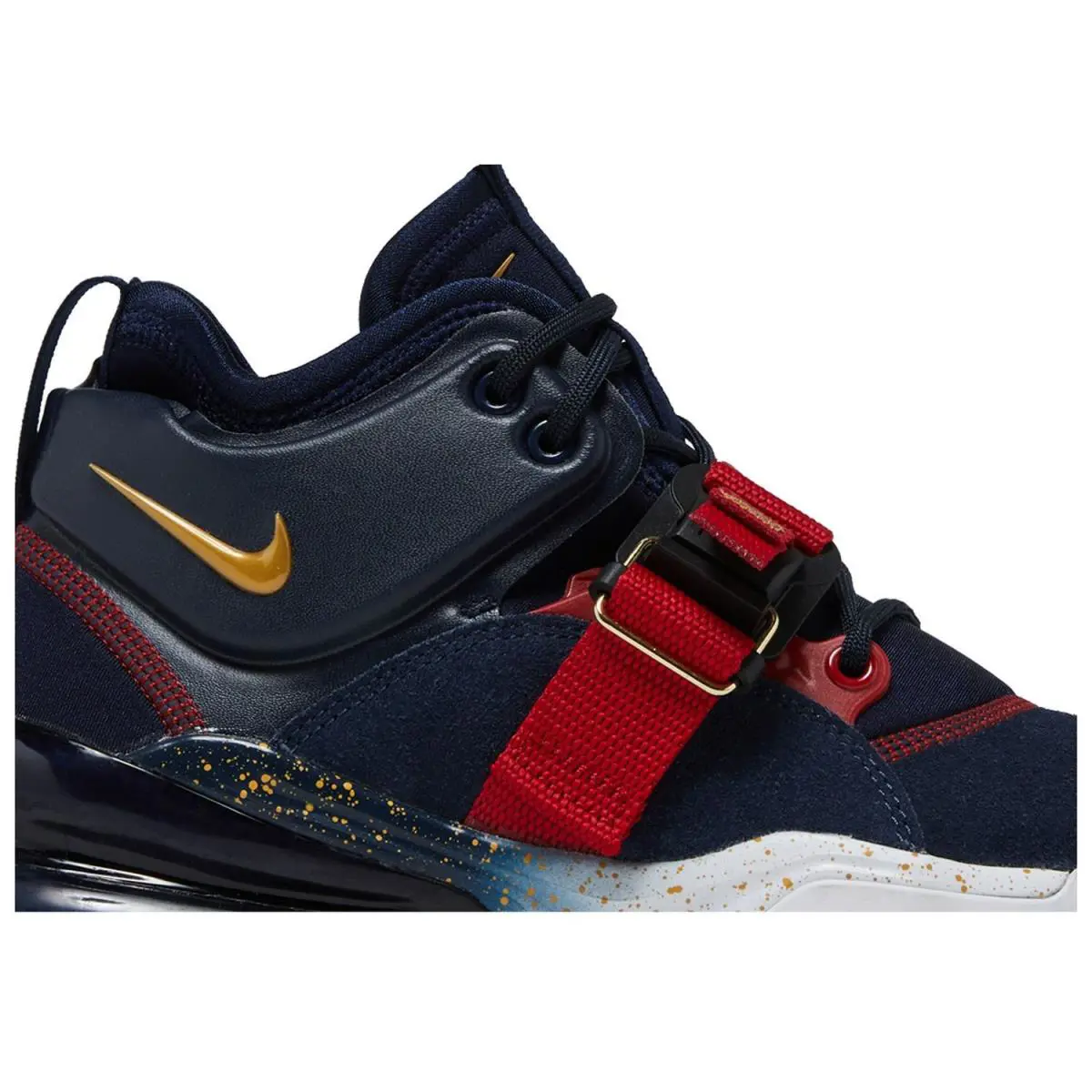Nike shoes - Nike Air Force 270 - Air Force - Obsidian/Metallic Gold/Gym Red 1