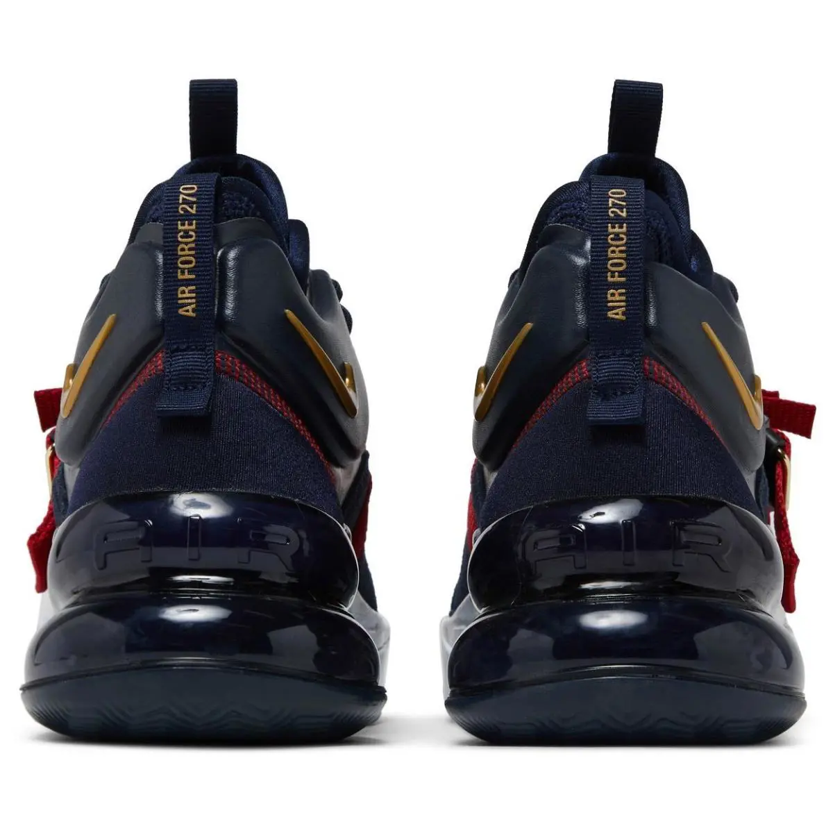 Nike shoes - Nike Air Force 270 - Air Force - Obsidian/Metallic Gold/Gym Red 3