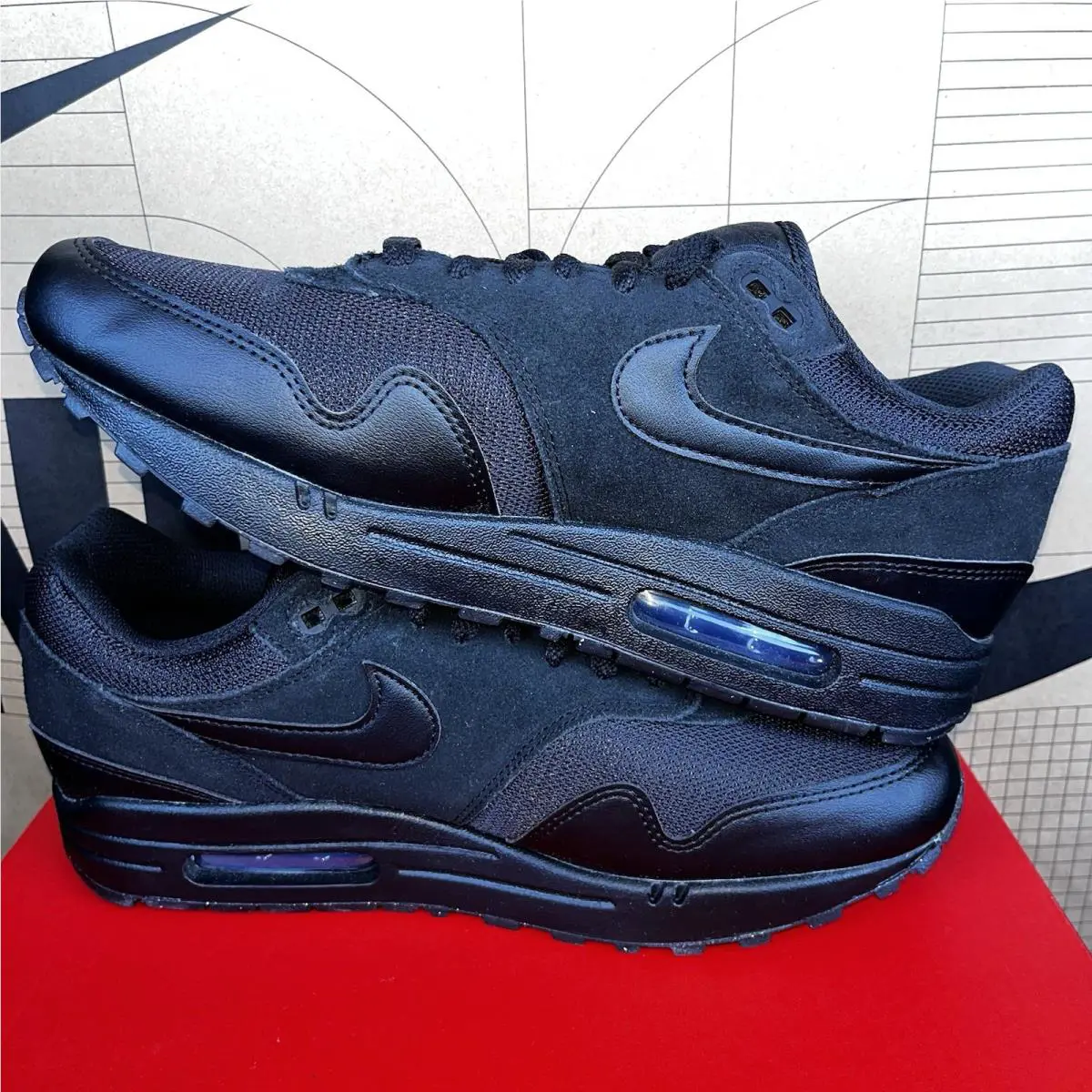 Nike shoes - Nike Air Max 1 ESS - FZ5808-006 - Black/Black-Anthracite (UPC: 197601655033) 0