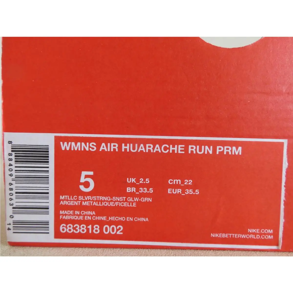 Nike shoes - Nike Air Huarache Run - Air Huarache Run - 683818-002 - Silver (UPC: 0888409680630) 6