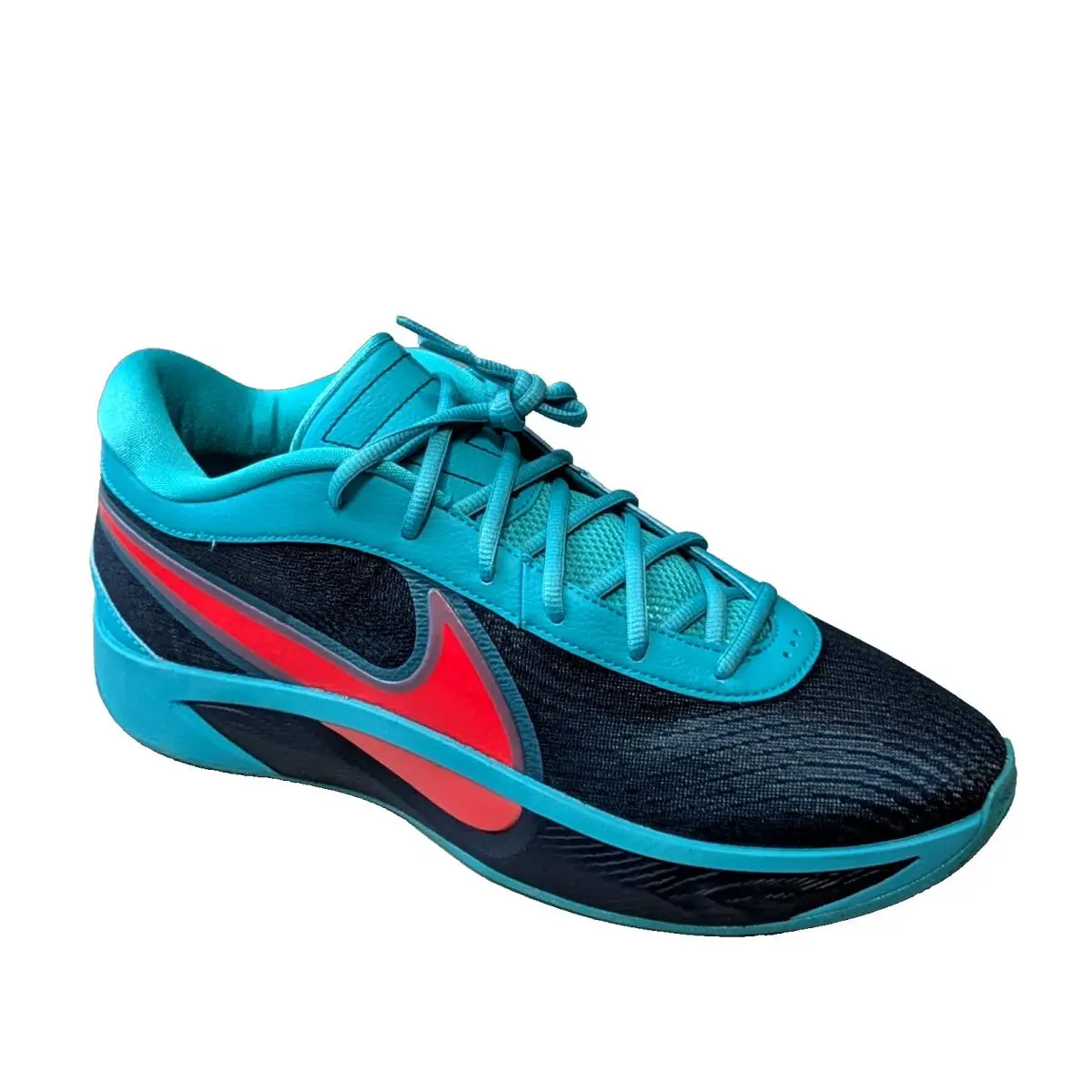 Nike Giannis Freak 6 Cactus Teal Blue Navy Red FJ7792-300 Men`s Size 12.5