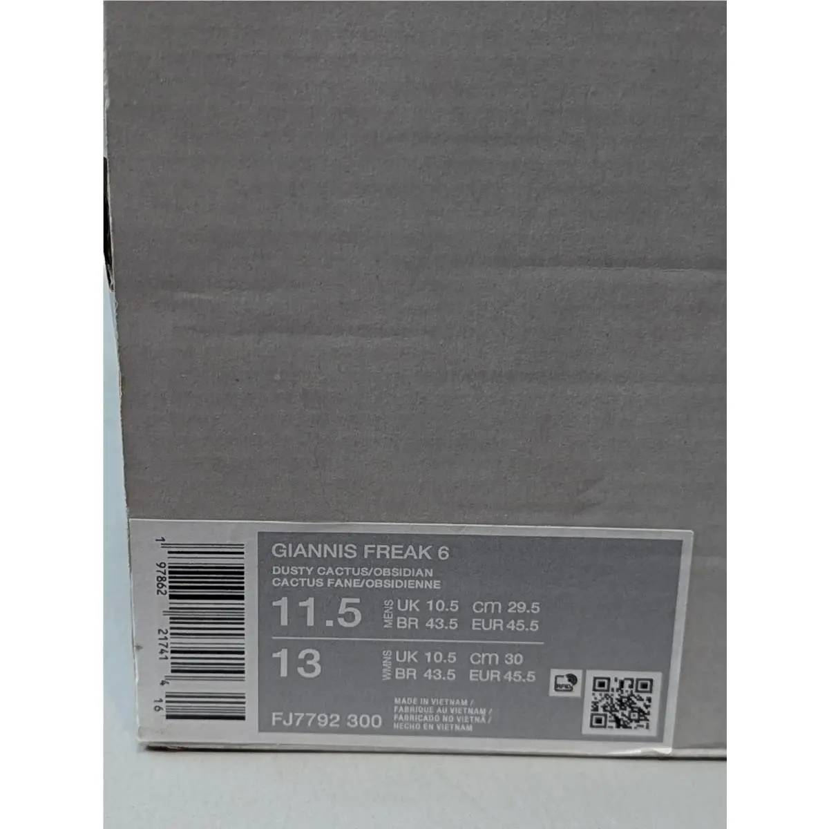 Nike shoes - Nike Giannis Freak 6 - Giannis Freak - FJ7792-300 - Blue 3