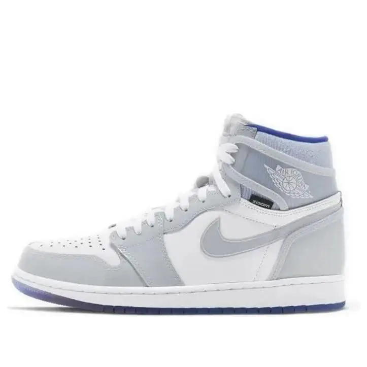 Nike Air Jordan 1 High Zoom Grey/blue/white CK6637-104 Men`s Size 11
