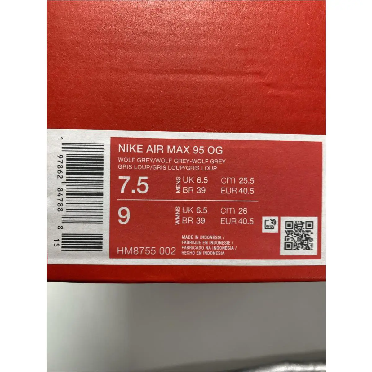 Nike shoes - Nike Air Max 95 - Air Max - HM8755-002 - Gray 6