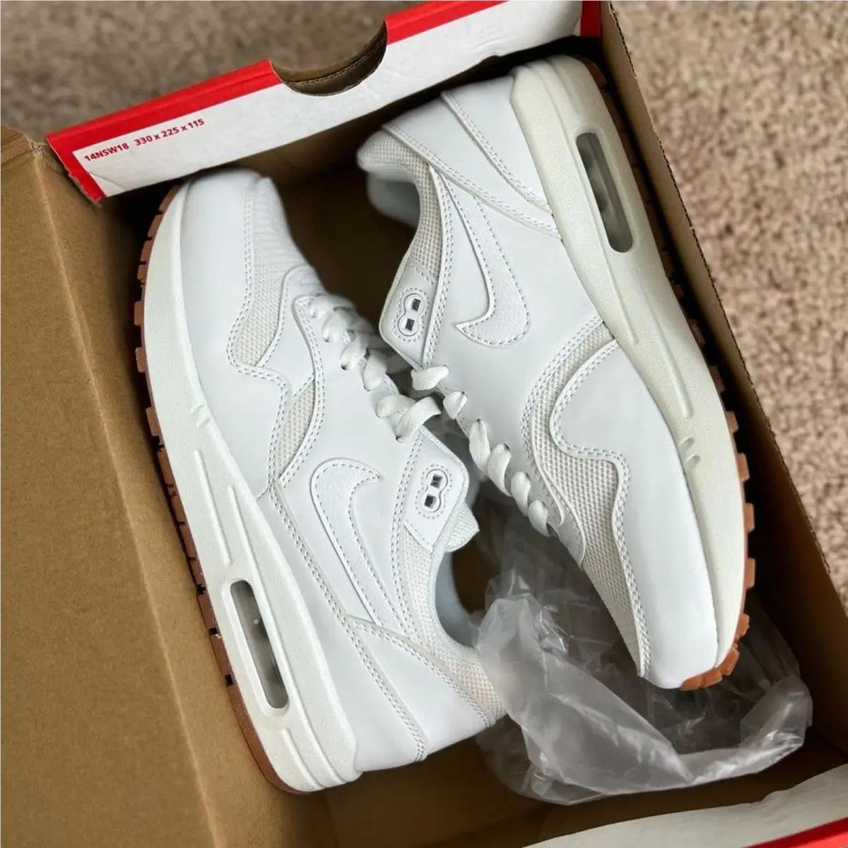 Nike shoes - Nike Air Max 1 - Air Max - White 2