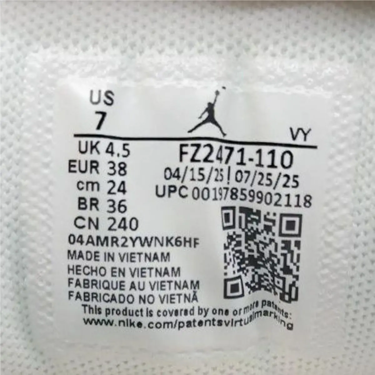 Nike shoes - Jordan Heir Series - Heir Series - FZ2471-110 - White (UPC: 197859902118) 13