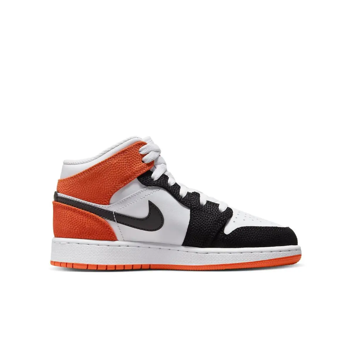 Nike shoes - Jordan Air 1 Mid GS - Orange 0