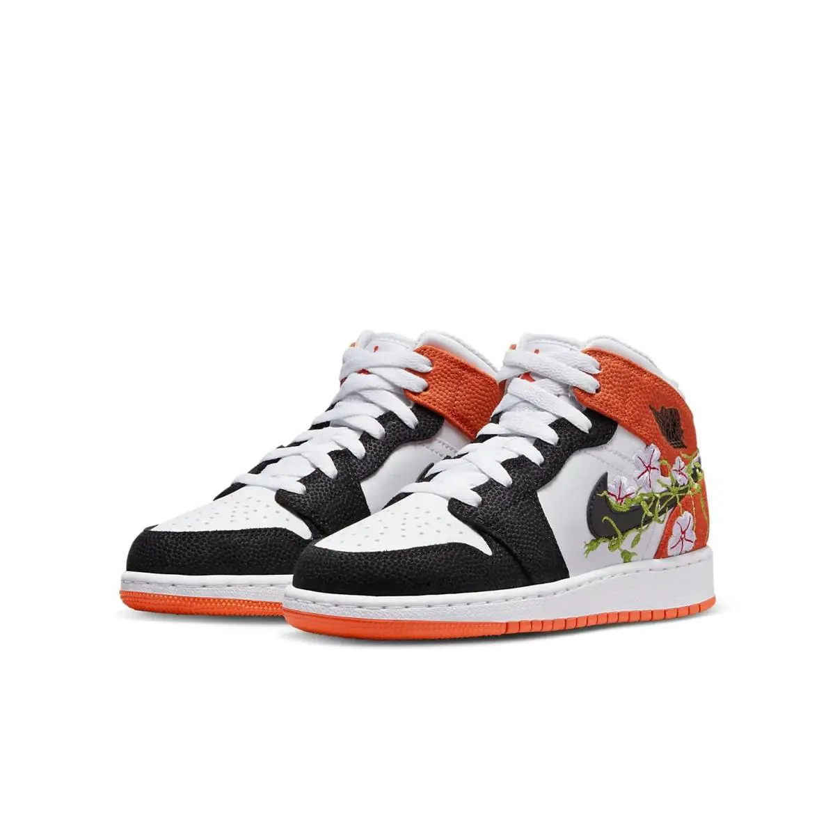 Nike shoes - Jordan Air 1 Mid GS - Orange 1