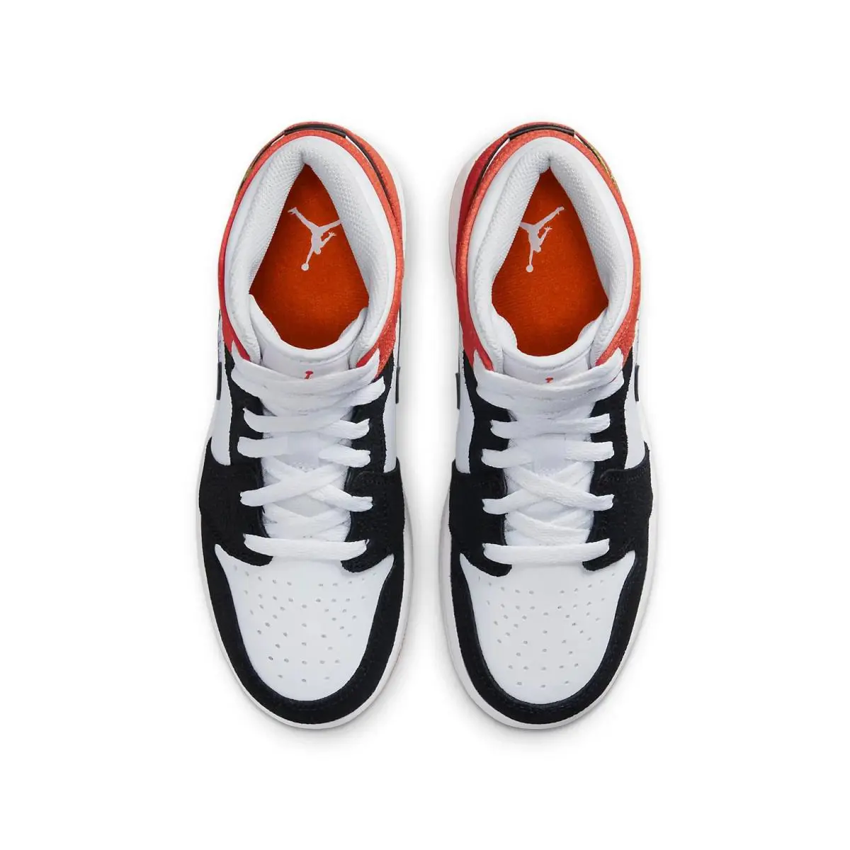 Nike shoes - Jordan Air 1 Mid GS - Orange 2