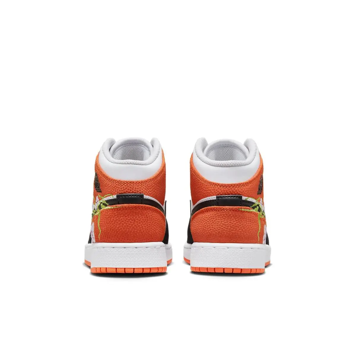 Nike shoes - Jordan Air 1 Mid GS - Orange 3