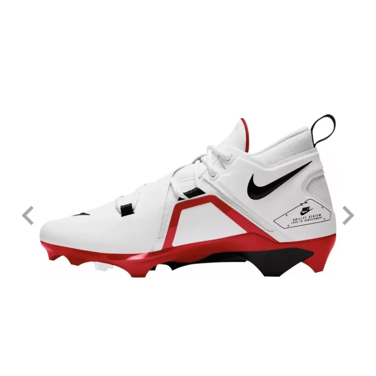 Nike shoes - Nike Alpha Menace Pro 3 - Red 2