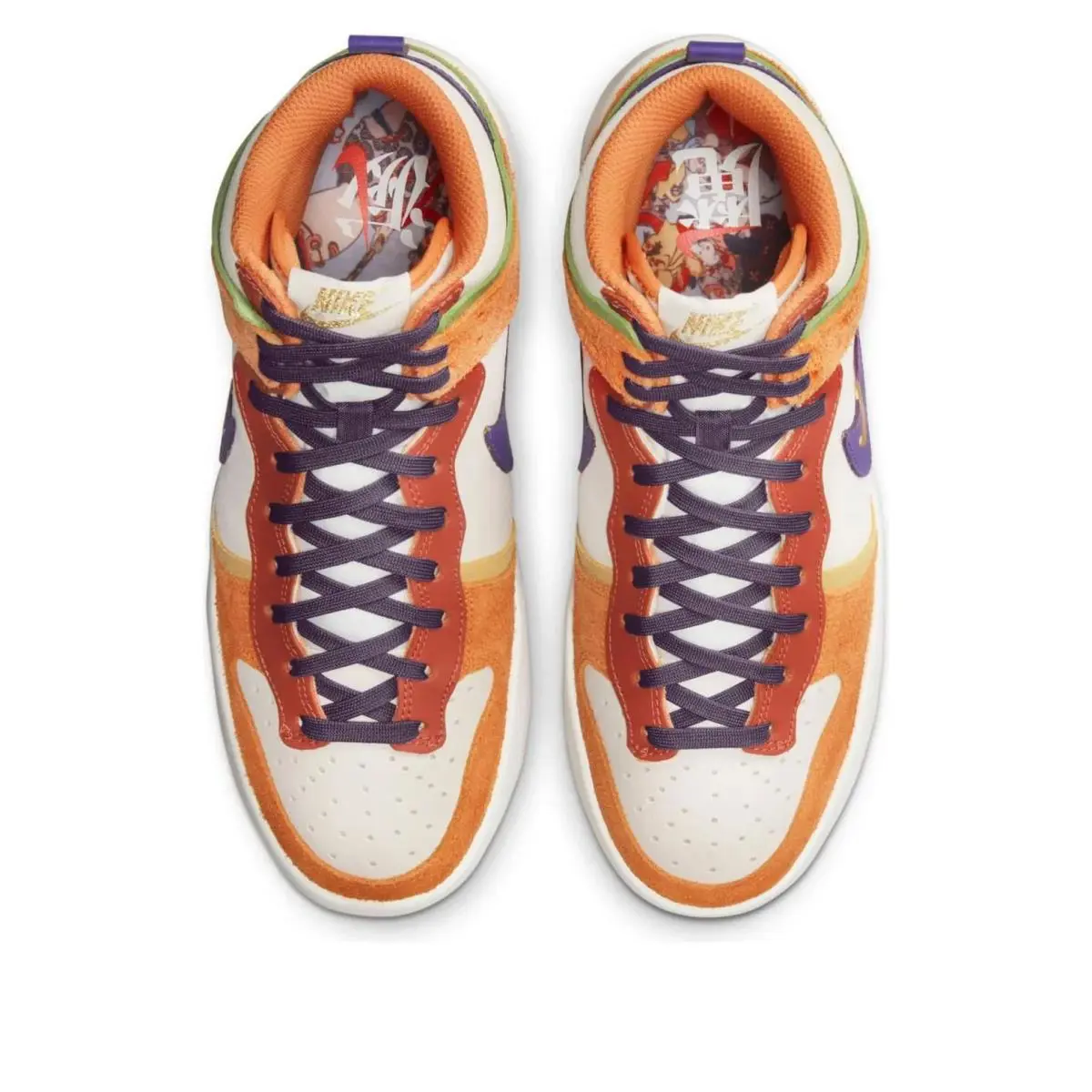 Nike shoes - Nike Dunk High - Dunk High - Orange 2