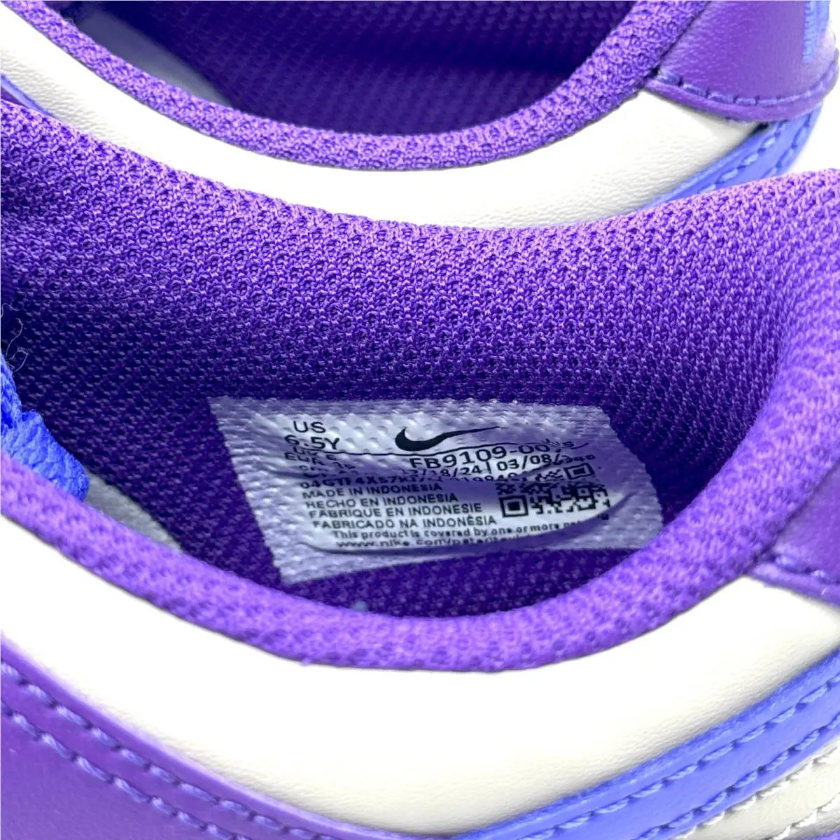 Nike shoes - Nike Dunk Low GS - Dunk Low - Purple (UPC: 198484290946) 2