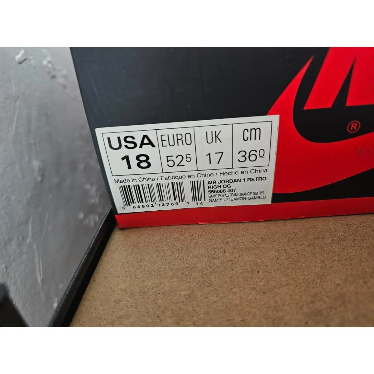 Nike shoes - Air Jordan 1 - Air - 555088-407 - Blue 6