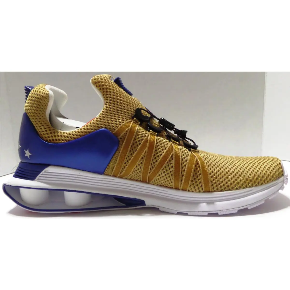 Nike shoes - Nike Shox Gravity - Shox Gravity - AR1999700 - Metallic Gold/Speed Red/White/Gym Blue 1