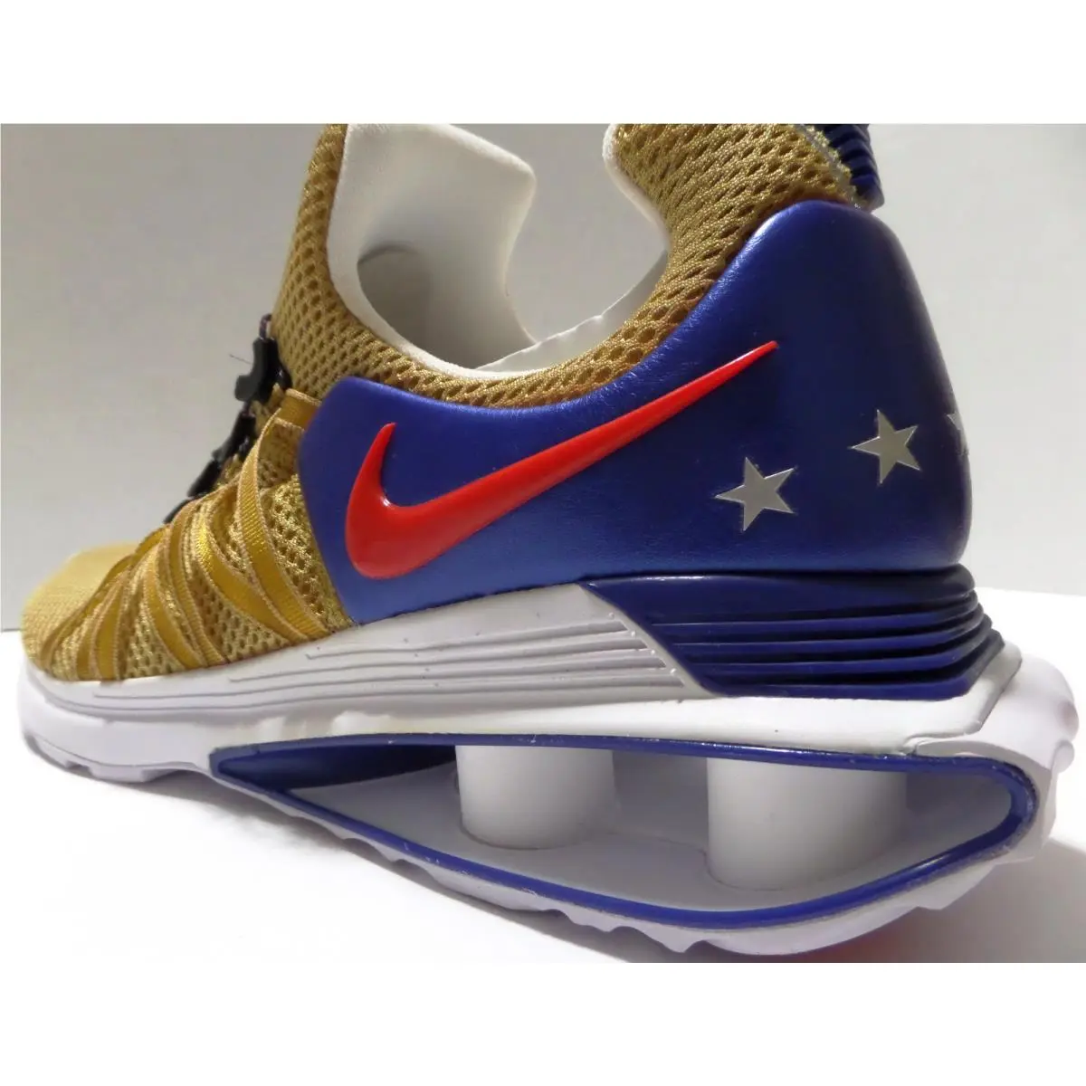 Nike shoes - Nike Shox Gravity - Shox Gravity - AR1999700 - Metallic Gold/Speed Red/White/Gym Blue 4