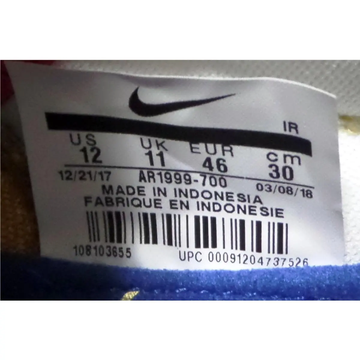 Nike shoes - Nike Shox Gravity - Shox Gravity - AR1999700 - Metallic Gold/Speed Red/White/Gym Blue 10