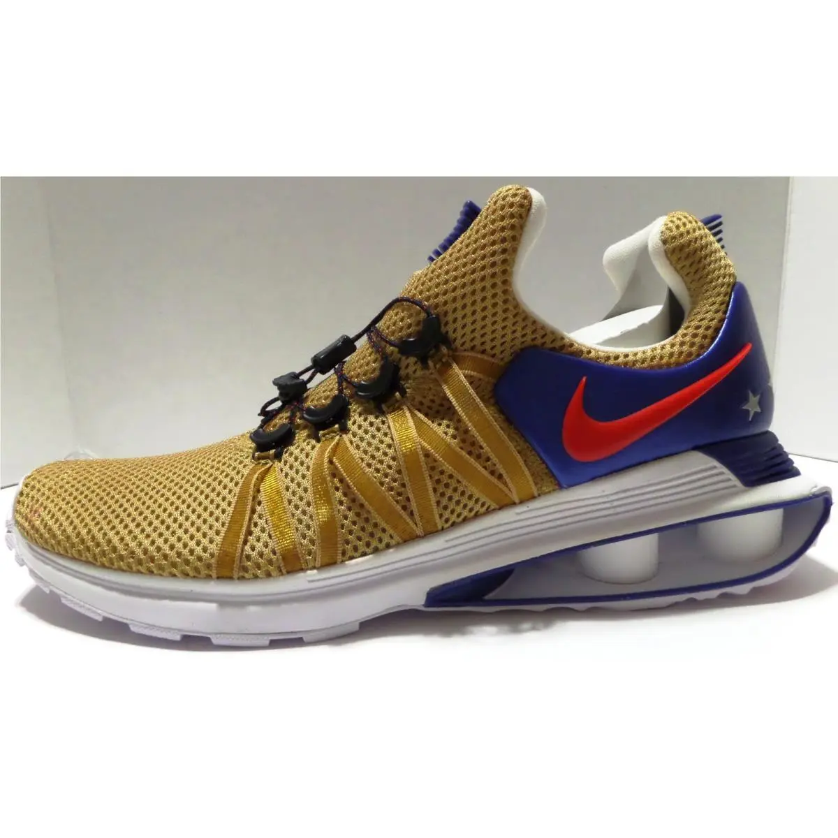 Nike shoes - Nike Shox Gravity - Shox Gravity - AR1999700 - Metallic Gold/Speed Red/White/Gym Blue 0