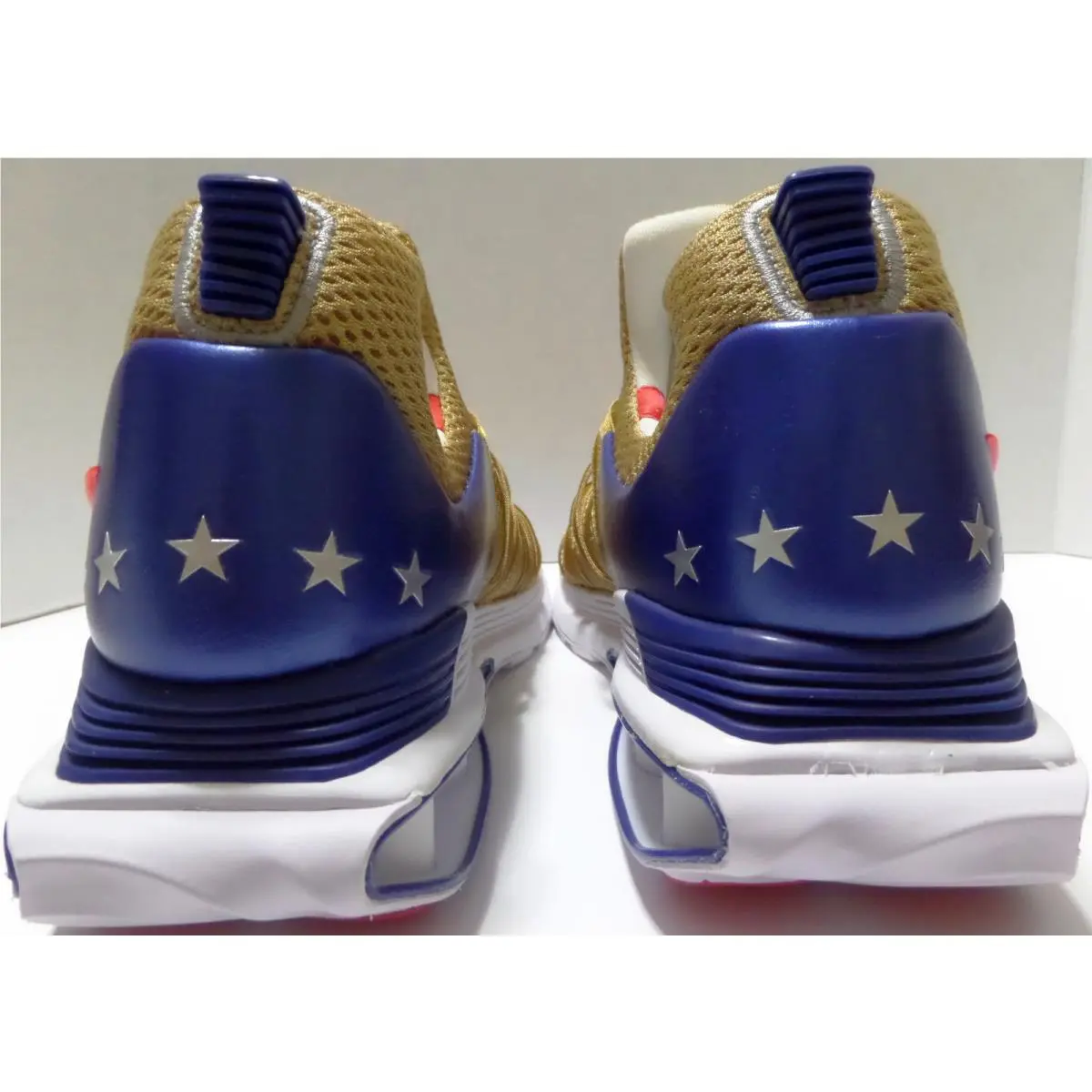 Nike shoes - Nike Shox Gravity - Shox Gravity - AR1999700 - Metallic Gold/Speed Red/White/Gym Blue 6