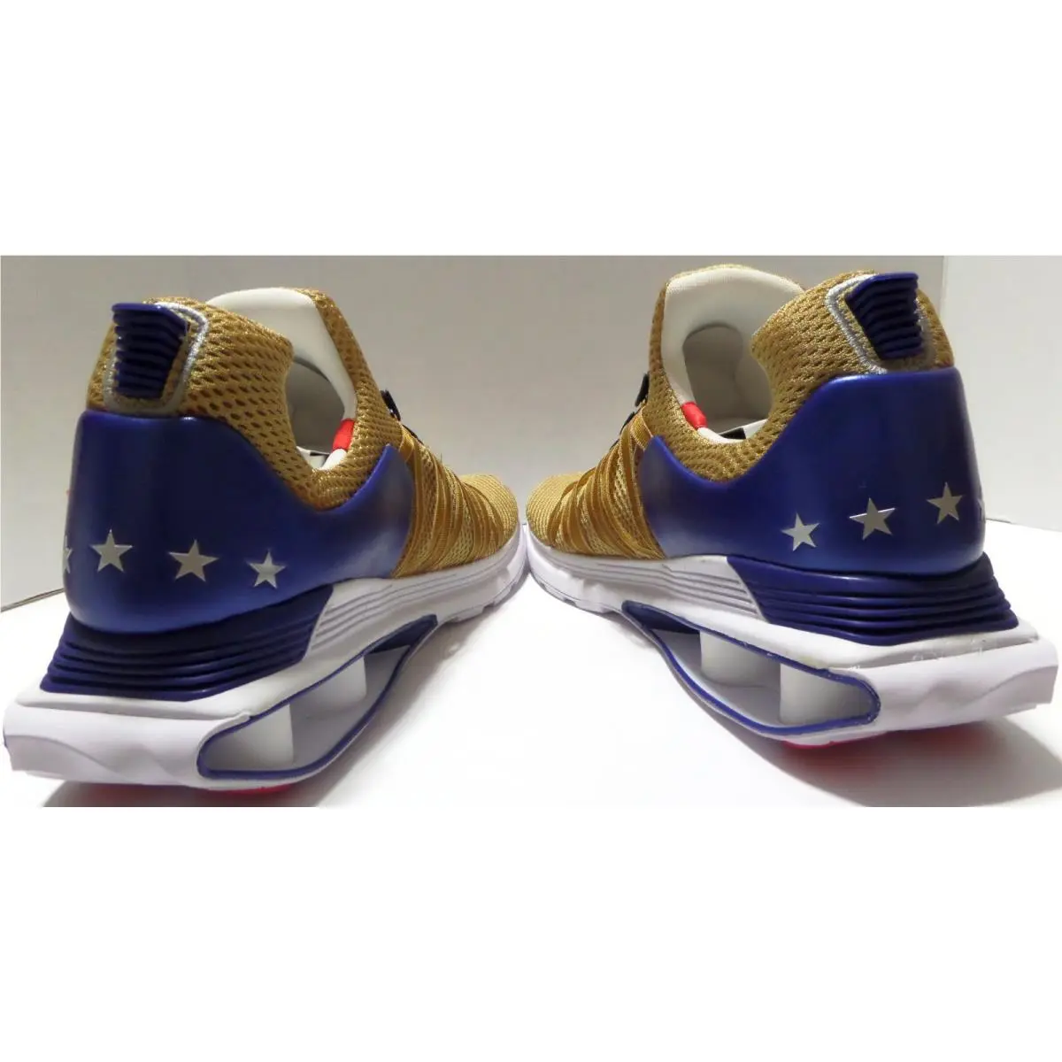 Nike shoes - Nike Shox Gravity - Shox Gravity - AR1999700 - Metallic Gold/Speed Red/White/Gym Blue 7