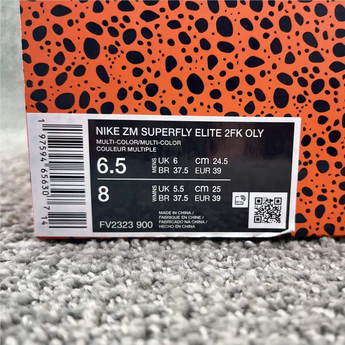 Nike shoes - Nike Zoom Superfly Elite - Zoom Superfly Elite - FV2323-900 - Orange (UPC: 197594656307) 11