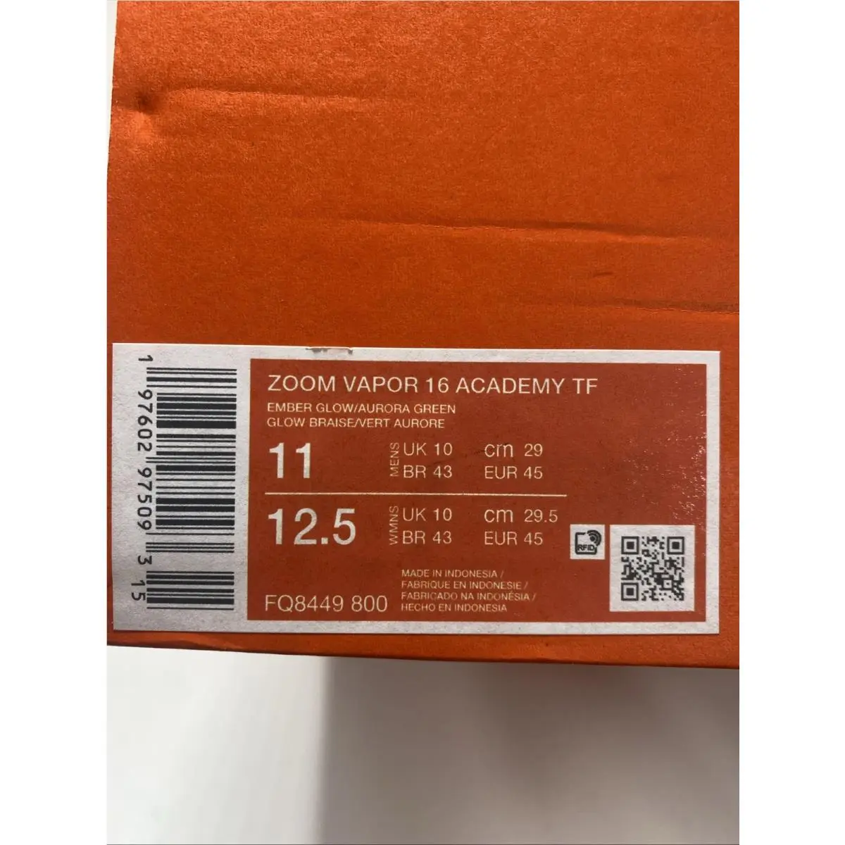 Nike shoes - Nike Zoom Vapor - Zoom Vapor - FQ8449 800 - Ember Glow/Aurora Green (UPC: 197602975093) 6