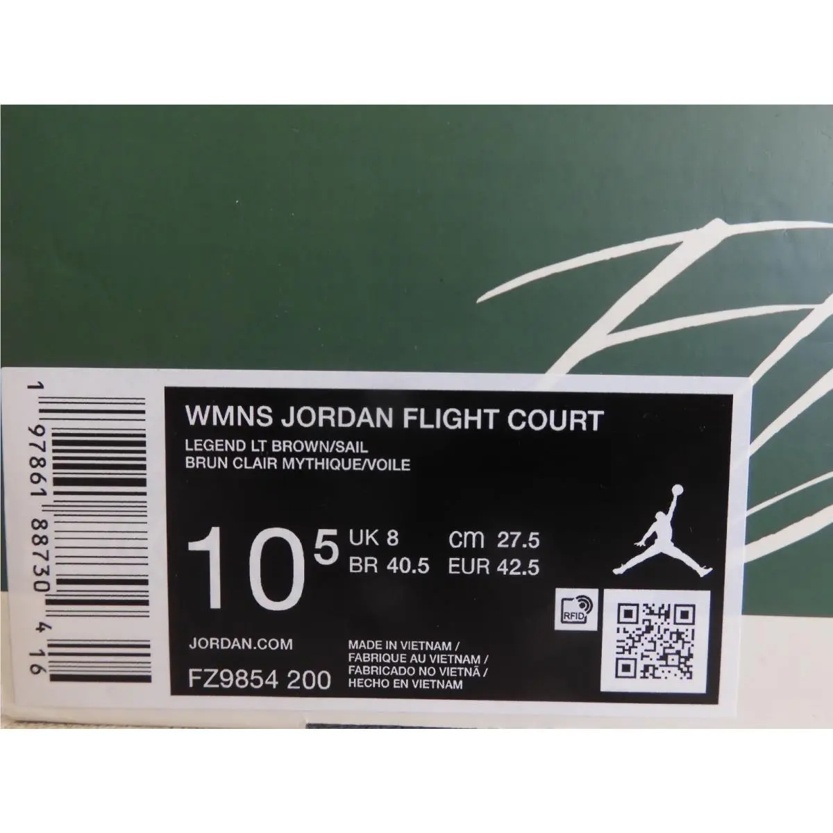 Nike shoes - Jordan Flight Court - Flight Court - FZ9854-200 - Brown (UPC: 197861887304) 6