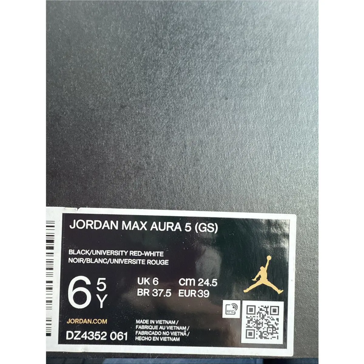 Nike shoes - Jordan Max Aura 5 - Max Aura - Black 5
